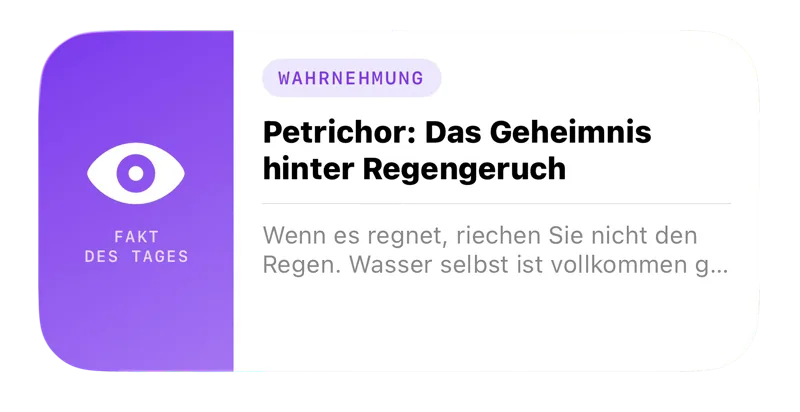 Nutshell-Stories Homescreen-Widget mit täglichem Wissensfakt